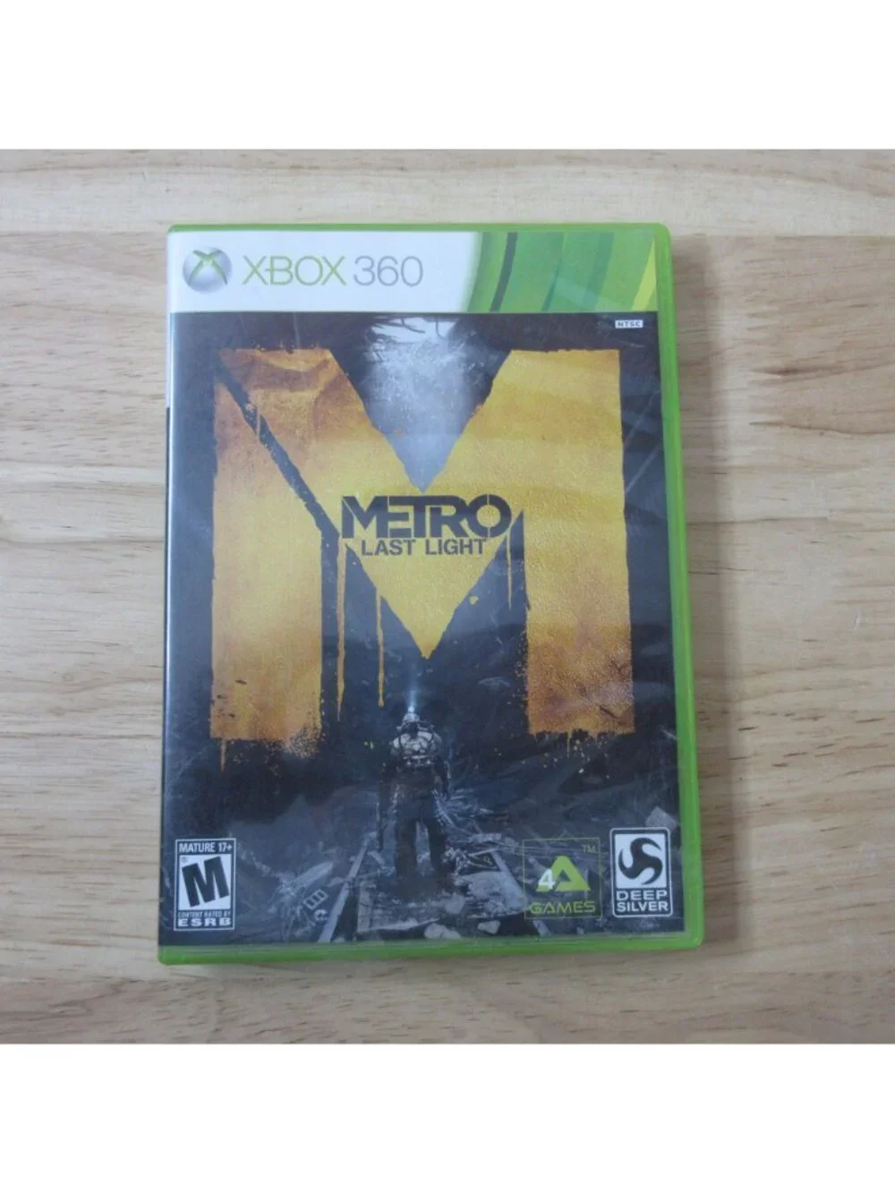 Metro: Last Light (Microsoft Xbox 360, 2013) No Manual